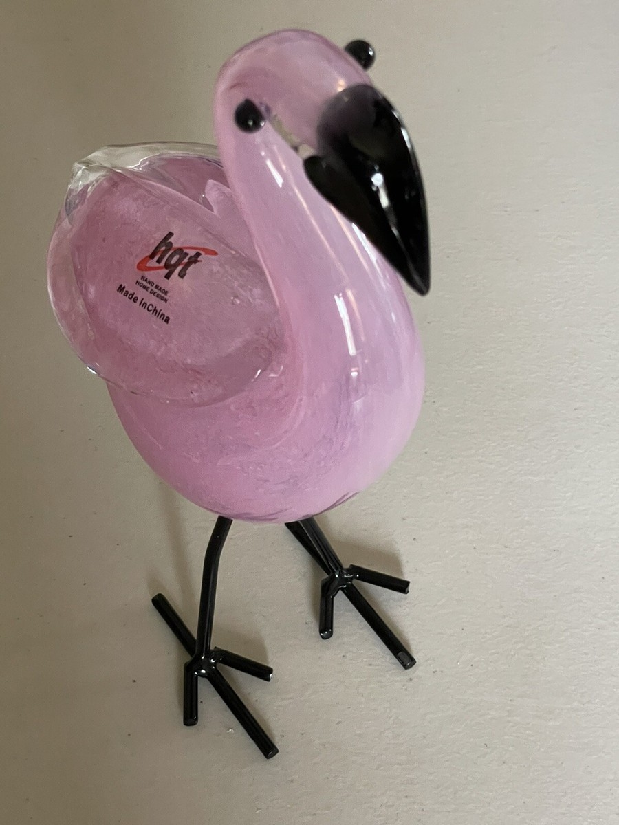 13 Mouth Blown Pink Flamingo Art Glass 13 Mouth Blown Pink Flamingo Art Glass