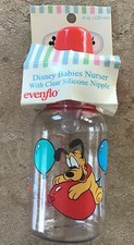 Vintage Disney Babies Evenflo Bottle Novelty Nurser Baby Pluto Balloons 1994