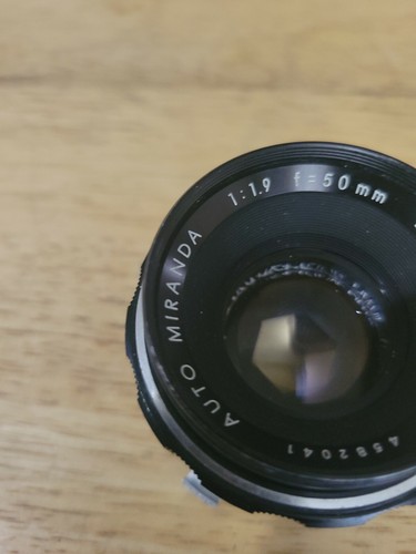 MIRANDA LENS ● Auto Miranda 50mm f:1.9 Compact Lens ● Beautiful Condition - Picture 3 of 9