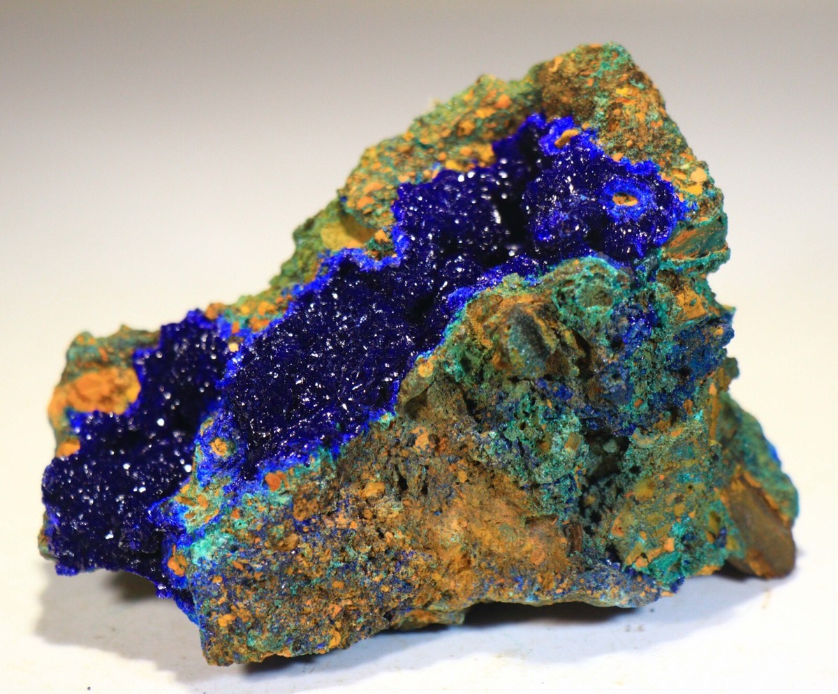 ボトリオイダル・アズライト ボトリオイダル・アズライト Azurite Nodule Geodes (Both