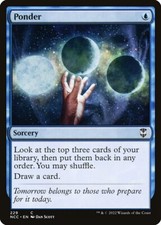 Ponder MTG Commander: Streets of New Capenna Common NM x1 - Magic Card