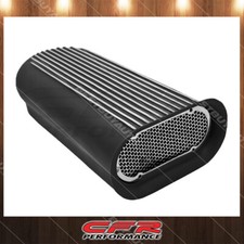 Cobra-tek Fits Aluminum Hilborn Style Scoop Single Or Dual Quad Polished Finned