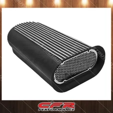 Cobra-Tek Fits Aluminum Hilborn Style Scoop Single Or Dual Quad Polished Finned