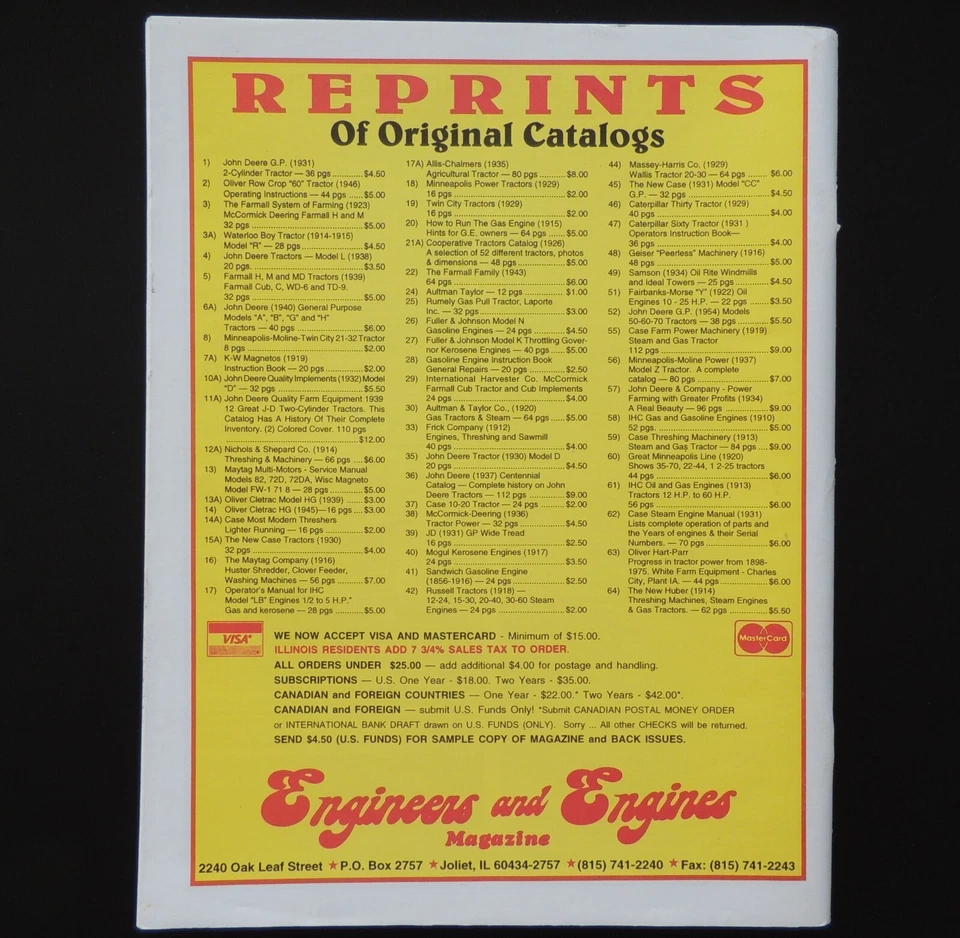 Engineers & Engines 1997 June July Early Gas Steam Old Farm Tractors R&R Trains - Image 3 of 4