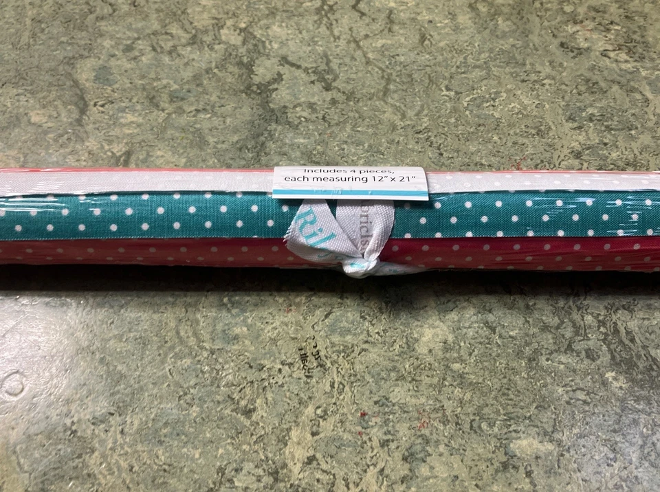 "Puntos de tela fusible Riley Blake Fat Sixths 6ths acolchado 4 piezas 12""x21""" Foto 3 de 3
