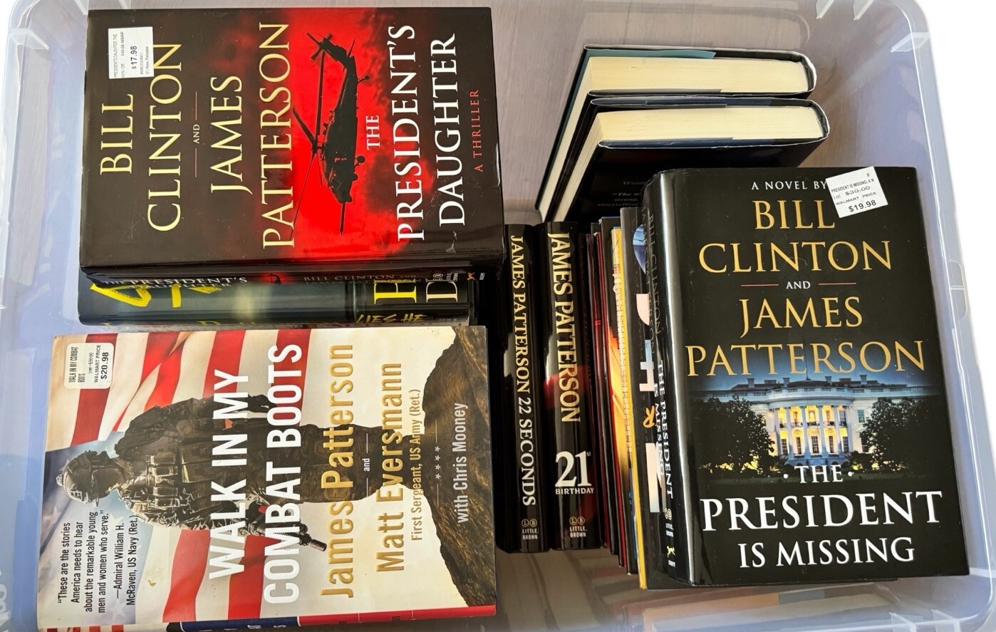 LIKE NEW James Patterson LOT Of 28, ALL Hardcover , Some 1st Edition, Alex Cross image 2