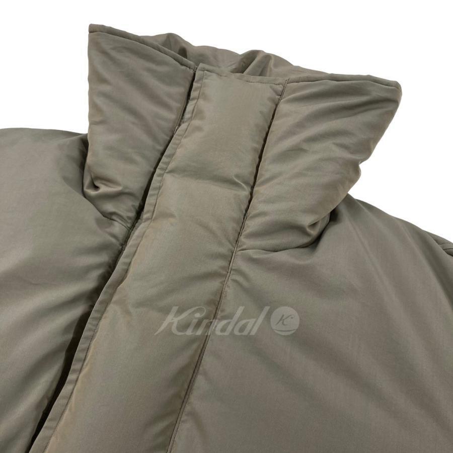 Auralee 2023Aw Finx Polyester Chambray Down Coat Olive Size Auralee 2023Aw Finx Polyester Chambray Down Coat Olive Size