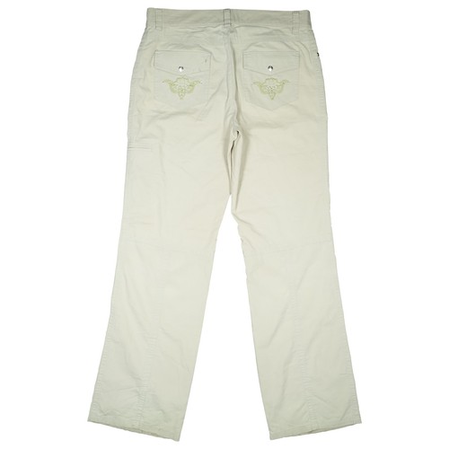 BOGNER Damen Hose stretch straight Sommer Cargo Zip Gr. 38 M W30 L32 Beige dünn - Bild 3 von 5