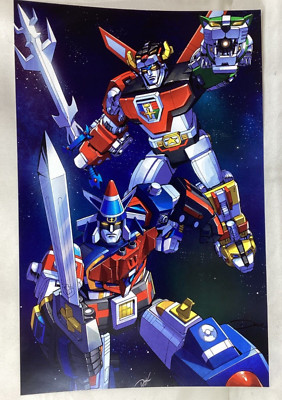 Voltron Lions & Vehicle Team Robots 11x17 Picture Poster 1984 Versions FREESHIP