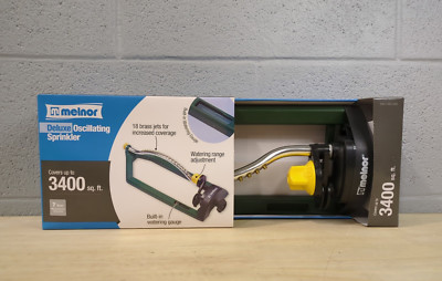 Melnor 3400 sq ft Oscillating Sprinkler Gently Sprinkling Action Model 465-858