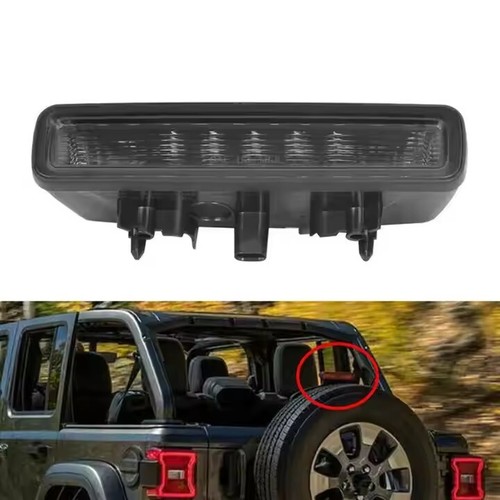 For Jeep Wrangler JL 2018-2024 Smoked LED High Level Mount Rear Brake Light - 第 1/11 張圖片