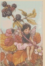 Blackberry Flower Fairy Counted Cross Stitch CHART No. 8-407/30