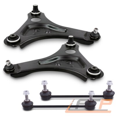 2x QUERLENKER +2x KOPPELSTANGE VORNE FÜR RENAULT TWINGO 3 SMART FOR-TWO FOR-FOUR