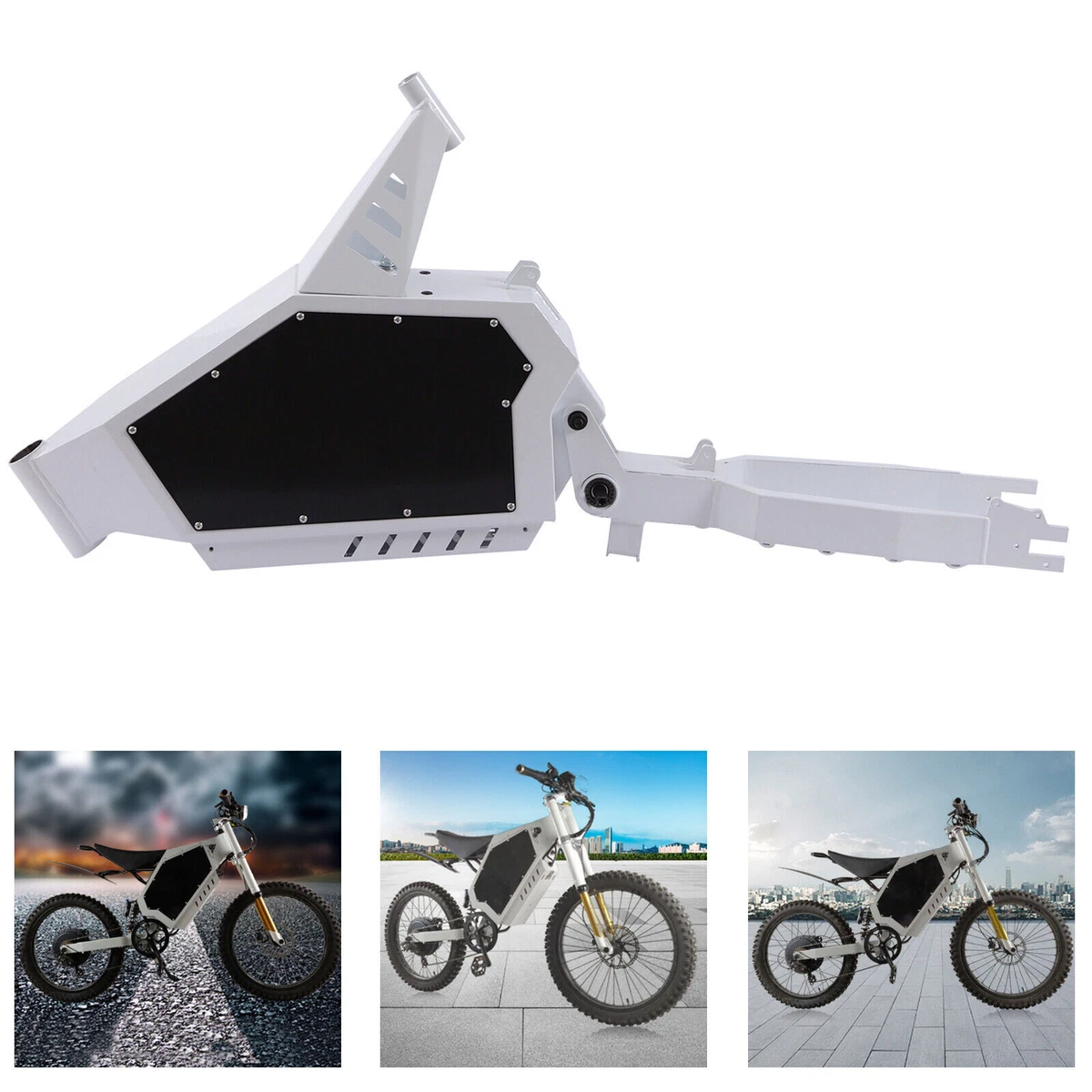 Voilamart Electric Bike Frame Steel DIY Kit for EBike 3000W 5000W Stealth Bomber