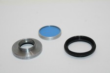 KODAK Series V 5 3/4  - 19mm Metal Adapter Ring Holder w/Blue 80B Filter 