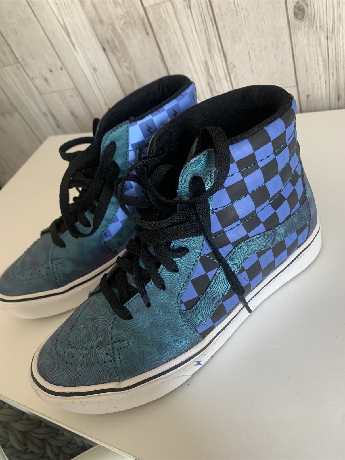 Vans Sk8 Comfy Harry Potter Blue Check 