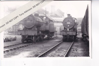 BR - EX LMSR - 4-4-0  NO. 41045 @ HOLBECK - VINTAGE IMAGE - # L16238