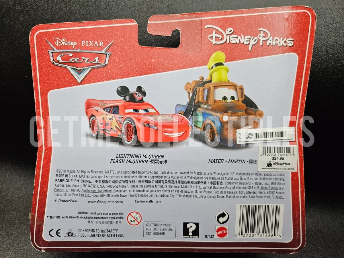 DISNEY PIXAR CARS LIGHTNING MCQUEEN MICKEY MOUSE MATER GOOFY PACK SAVE 6%  GMC