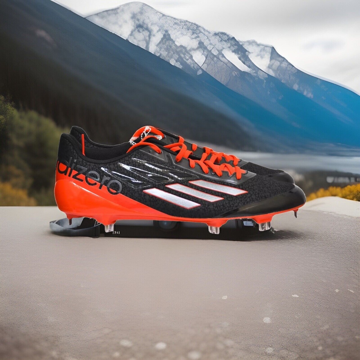 Adidas Adizero Afterburner 6 Red/Black Baseball Cleats Men\'s 13 NWT! ADIDAS Mens 13 Adizero Afterburner 6 Speed Trap Red DB3435  main image 3
