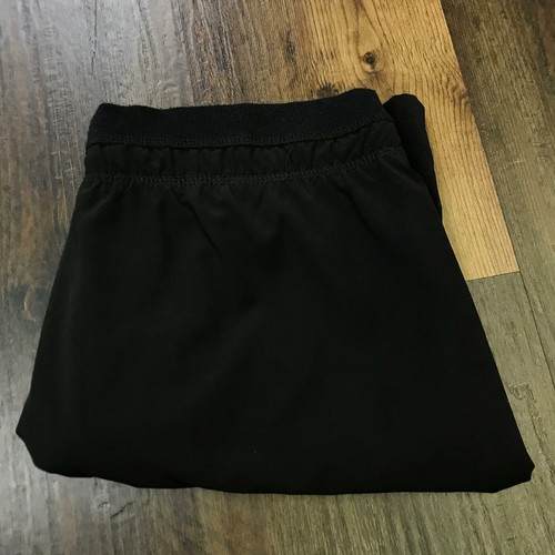 GREEN TEA Stretch Waist Tie Black A-Line Mini Skirt Women's Size Medium