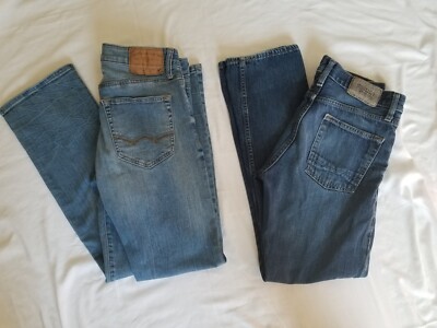 American Eagle Extreme Flex Mossimo Slim Straight Jeans 28x30 Men's Lot Of 2 