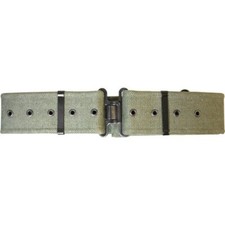 BRITISH ARMY STYLE 58 PATTERN WEBBING BELT CANVAS FOR WORK COMBAT TROUSERS