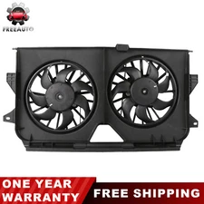 New Dual Radiator Cooling Fan ASSY For Dodge Grand Caravan Chrysler Town&Country