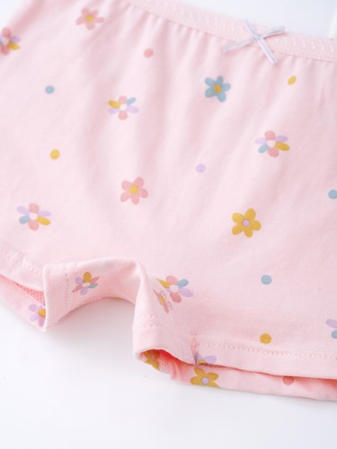 Kids Girls Underwear Under Dress 4Pcs/Set Assorted Boyshorts Playgrounds Cotton - Picture 49 of 60