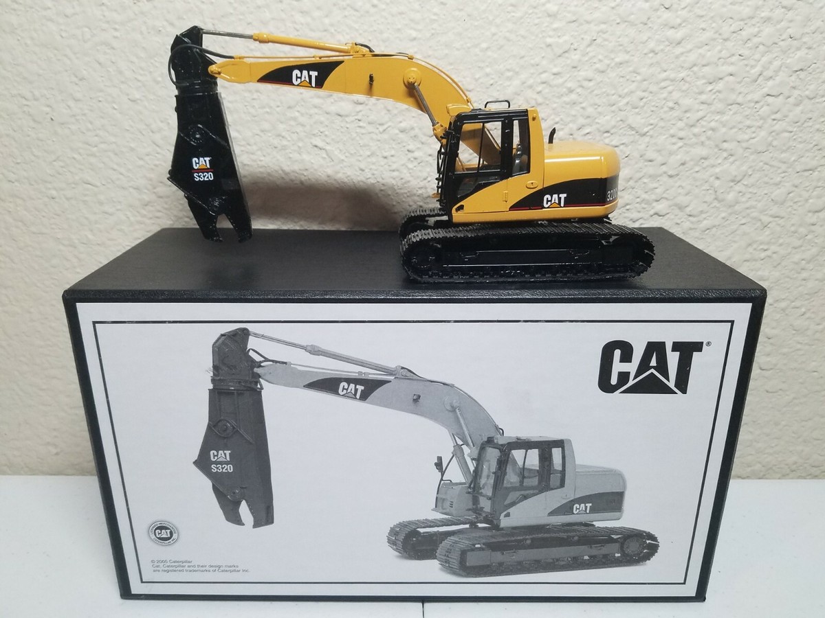 Caterpillar Cat 320C L U Excavator with Shears - CCM Brass 1:48