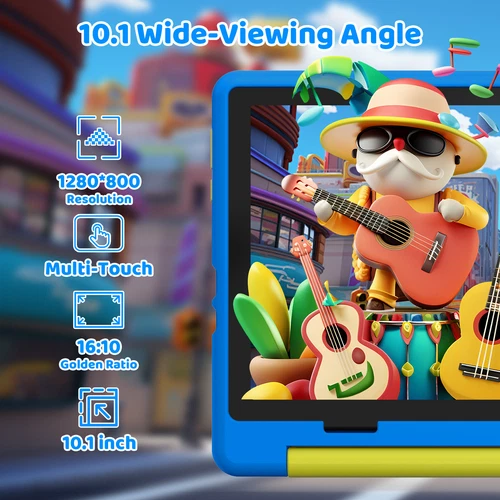 2025 Kid Tablet 10.1 inch Android 14 Quad Core 8+64GB; 1TB Expand WiFi Bluetooth - Picture 3 of 12