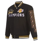 NBA Finals Champions Los Angeles Lakers Wool Reversible Jacket  Embroidered