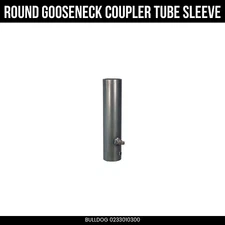 Bulldog Gooseneck Coupler, Round Outer Tube, 4-1/2 Inch, 1 Set Screw, 0233010300