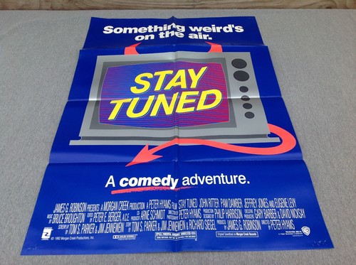 1992 Stay Tuned Original Movie House Full Sheet Poster