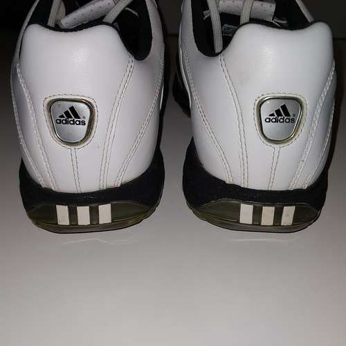 Adidas Tour 360 Mens US 9 White/Black Golf Shoes w/ 3D Fit Foam- EVG 791003 - Picture 6 of 10