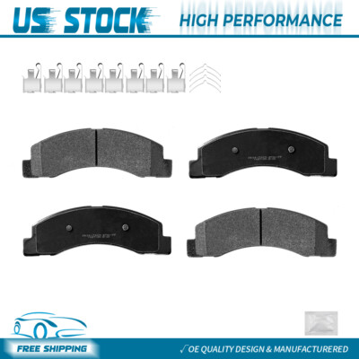 Front Ceramic Brake Pads For 2000 2001 2002-2004 Excursion F250 F350 Super Duty