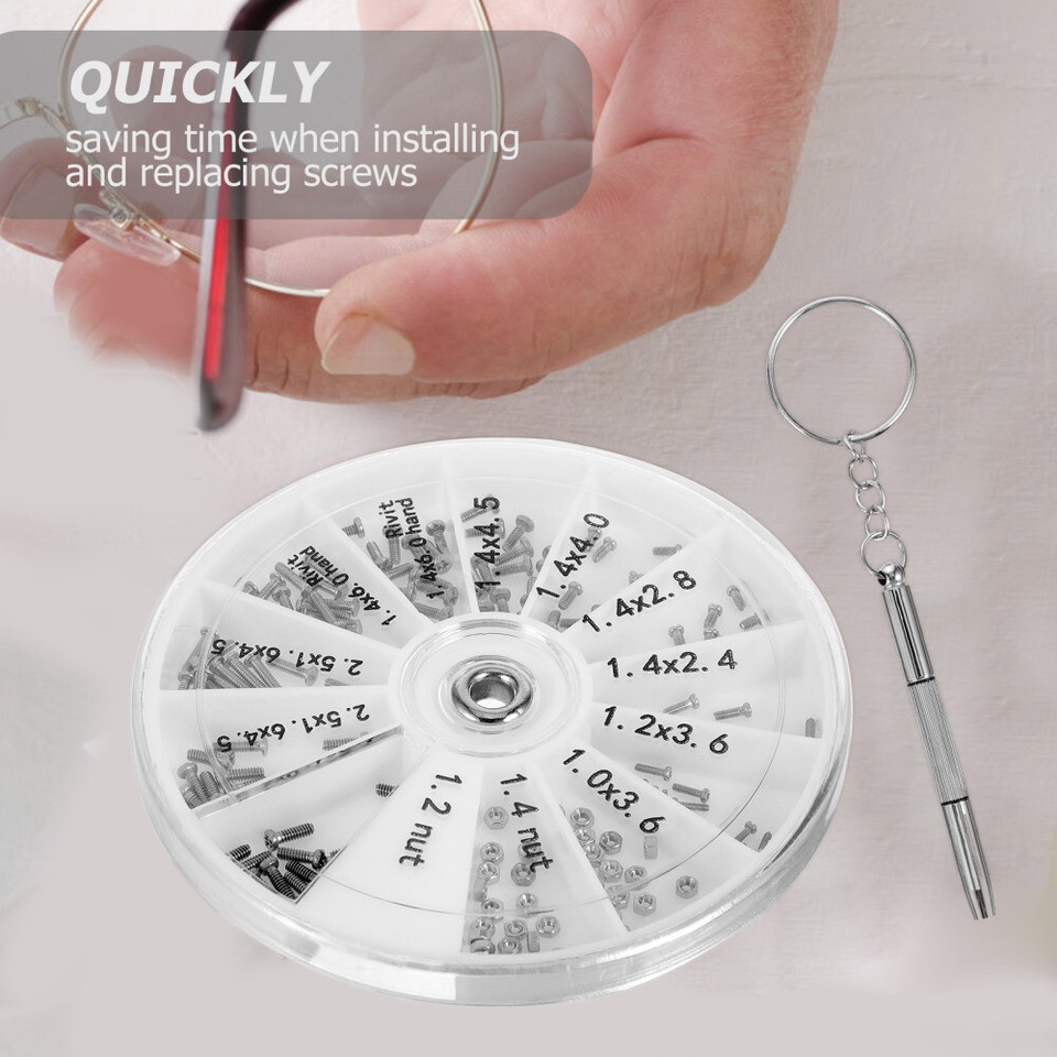 Glasses Tool Kit Eyeglass Repair Kit Eyeglass Replacement Parts Glasses