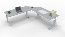 Winkelschreibtisch Schreibtisch GR3 240x240cm  Schreibtischkombination Bürotisch