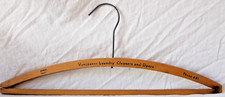 Vintage Dry Cleaners Wooden Hanger; Vancouver Laundry Cleaners and Dyers; ZORIC