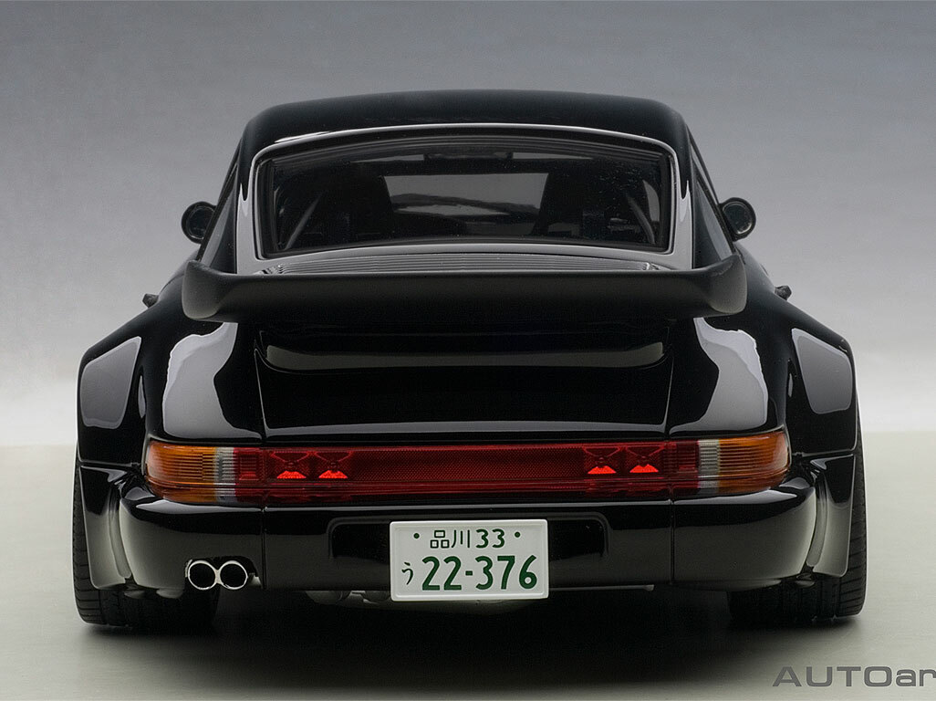 PORSCHE 911 (930) TURBO MIDNIGHT WANGAN BLACK BIRD 1:18 by