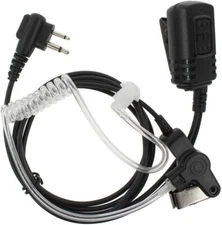 Covert Acoustic Tube FBI Earpiece Headset Mic for Motorola Radio Cp040 Cp200