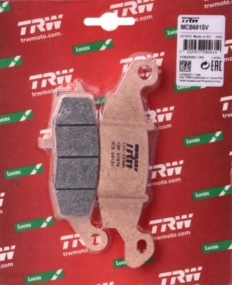 Plaquettes de frein avant MCB681SV LUCAS TRW SUZUKI RV 125 200 XF 650 GS 500 ... - Photo 1/3