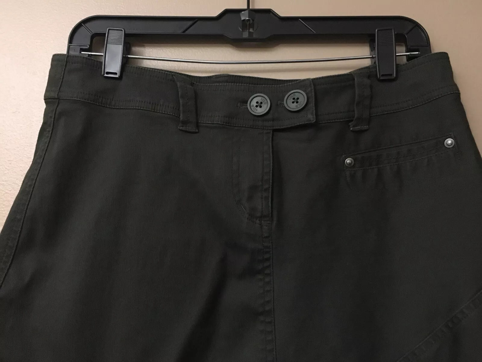 lole cotton elastane comfy skirt