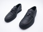 MORESCHI Herren Slipper Halbschuh Schlupfschuh Leder schwarz Gr41 EU Art15202-98