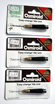 Vtg. Osmiroid 'Easy-change' nib unit, NOS, one Left-Hander (3)