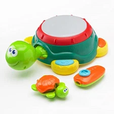Jumping Beans Turtles Tune Toddler Musical Toy Set Drum Kazoo Maraca CastanetNIB