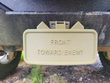 Claymore Mine Tow Hitch Receiver Plug Cover 2” Car, Truck, SUV