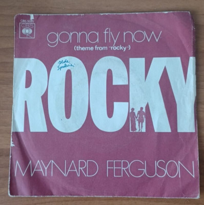 1977 MAYNARD FERGUSON - FLY NOW ROCK - ROCKY - 45 RUNDEN - ORIGINAL