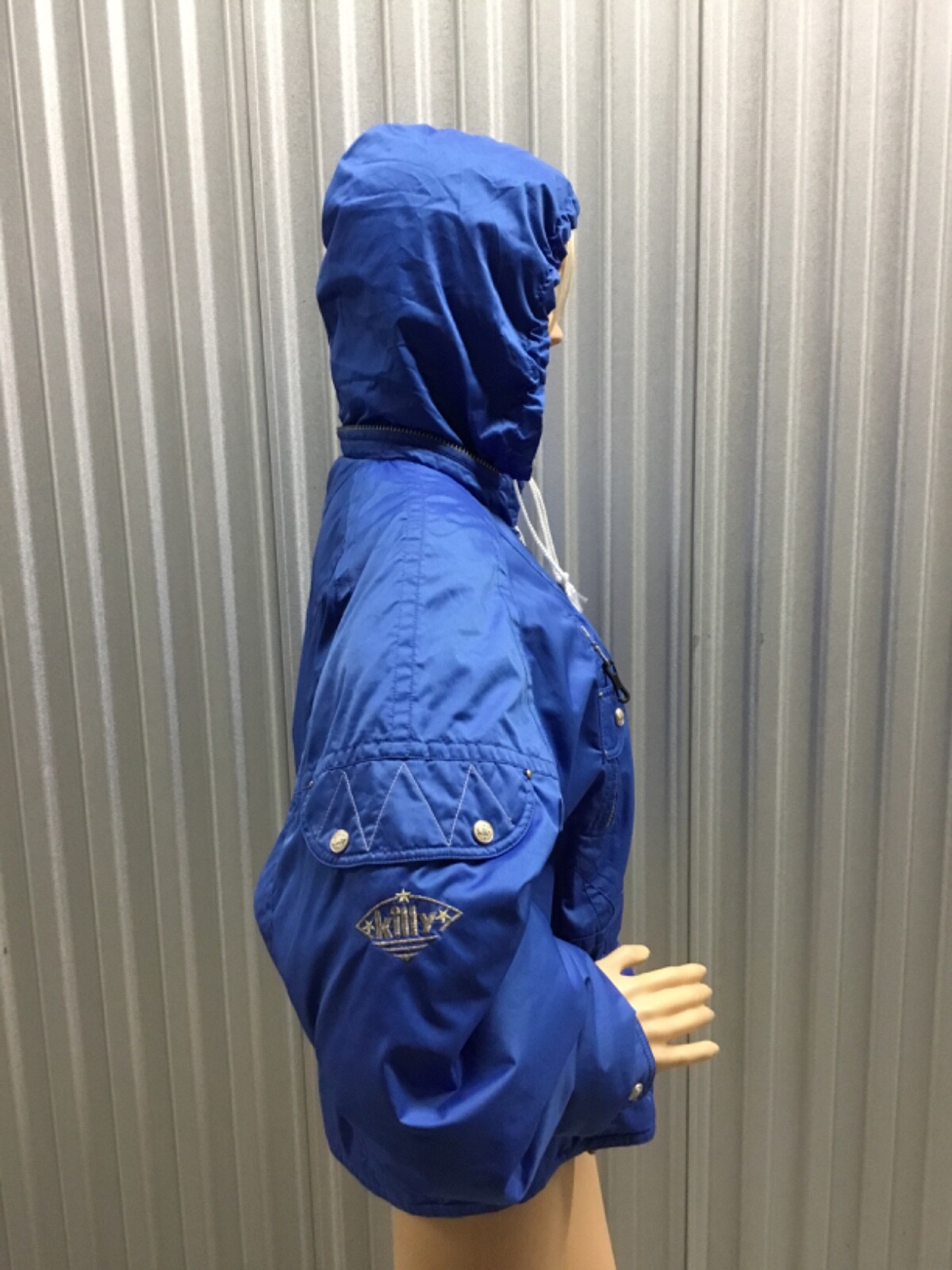 Killy Ski Jacket RECCO Rescue System Size 10 Blue - Gem