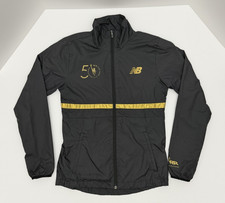 NEW BALANCE NYC Marathon 50th Anniversary Windbreaker Black Jacket, Size XS