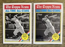 2025 Topps Heritage Mickey Mantle Chrome Topps News New York Yankees HOF